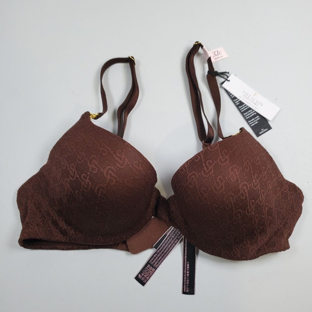 Victoria's Secret Very Sexy Icon Push-Up Demi Bra Women Size 32C NWT Adjustable